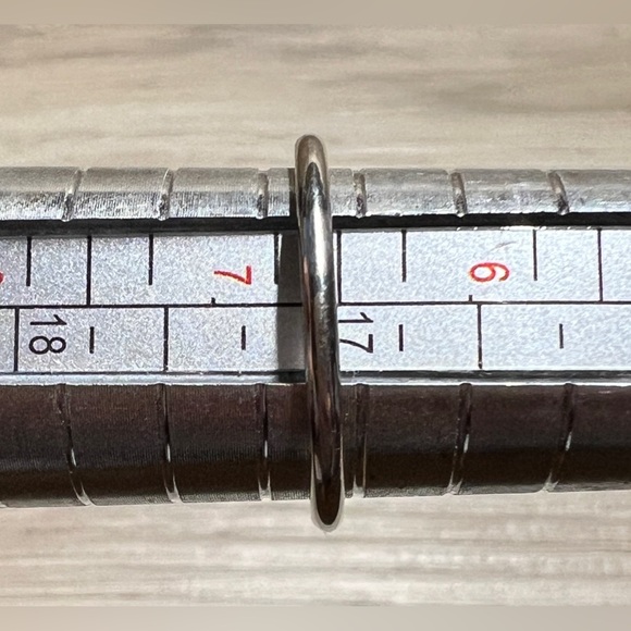 Designer Pandora Sterling Silver & 14k Gold Set Cubic Zirconia Ring, Size 6.5 - Picture 12 of 12